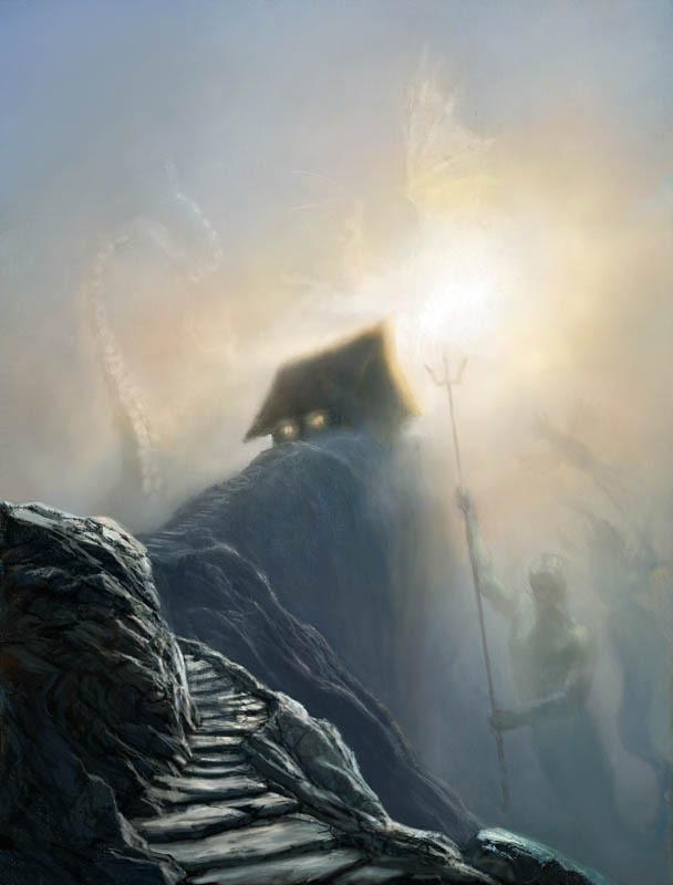 La maison dans la brume